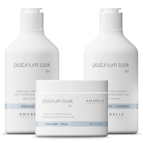 Kit Platinum Look - REPARA Y MATIZA EL PELO RUBIO/ 300 ML