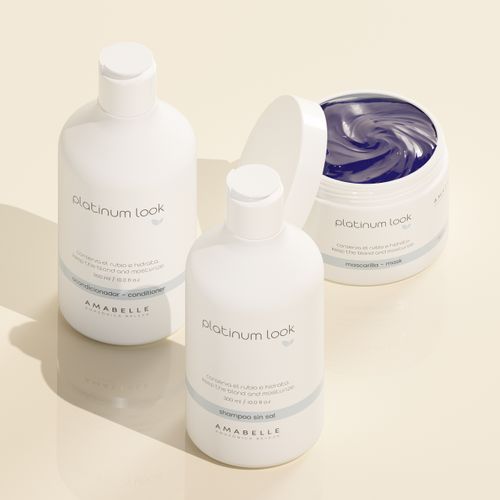 Kit Platinum Look - REPARA Y MATIZA EL PELO RUBIO/ 300 ML