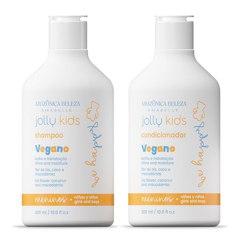 Shampoo y Acondicionador Vegano, Jolly Kids/ 300ML