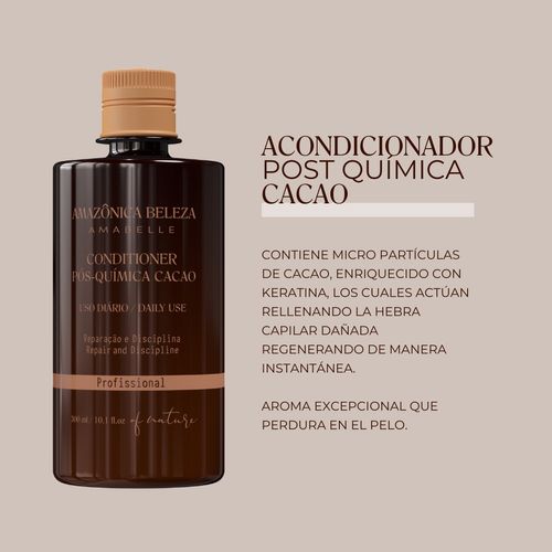 Aconcionador Post Quimica de Cacao - REPARACIÓN/ 300 ML