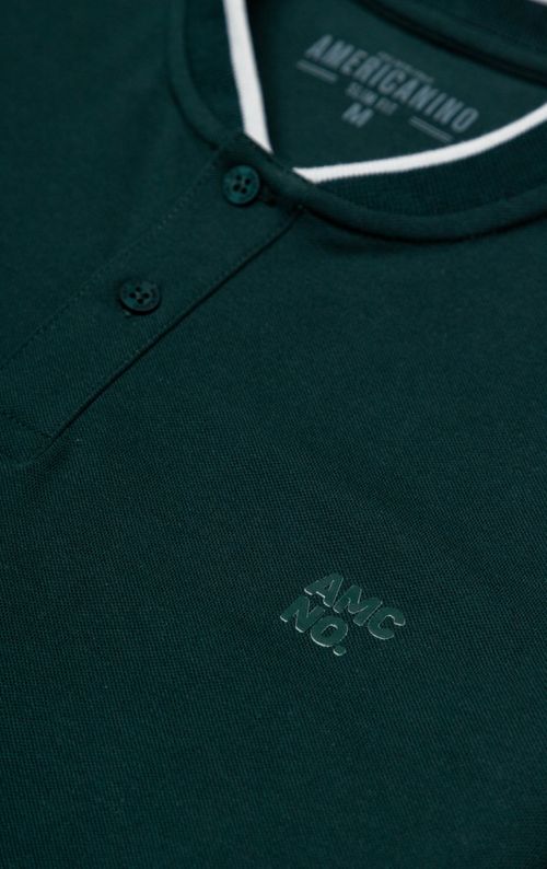 Polo clásica con cuello neru para hombre