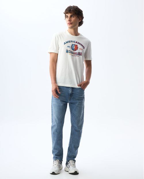 Camiseta Slim fit manga corta para hombre