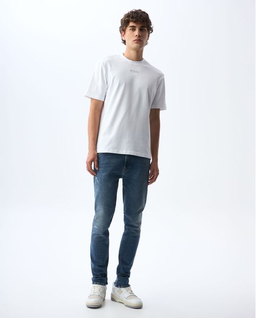 Camiseta en algodón pesado para hombre