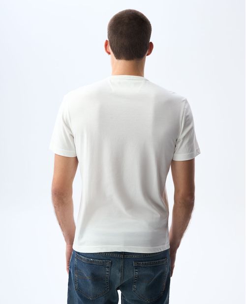 Camiseta con estampado frontal para hombre