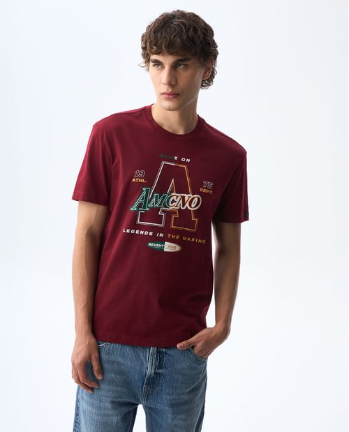 Camiseta Slim fit manga corta para hombre