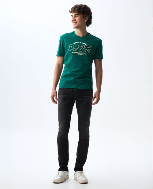 Camiseta Slim fit manga corta para hombre