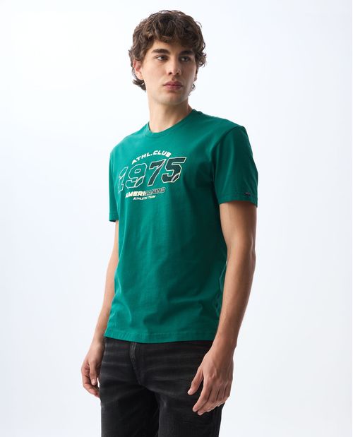 Camiseta Slim fit manga corta para hombre