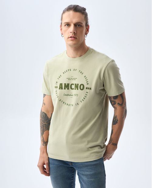Camiseta estampada para hombre