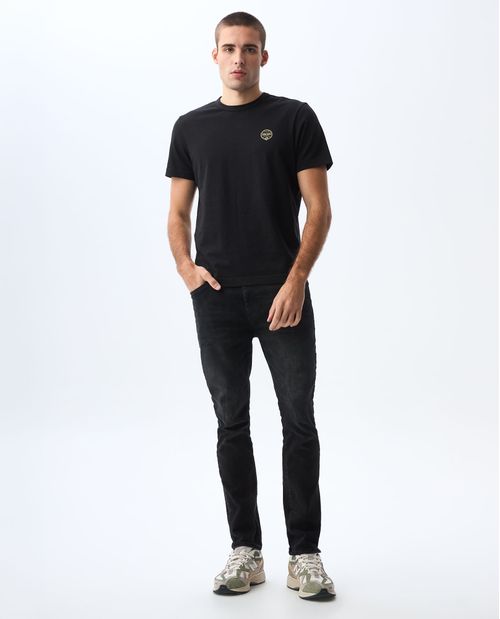 Camiseta en tela flamé para hombre