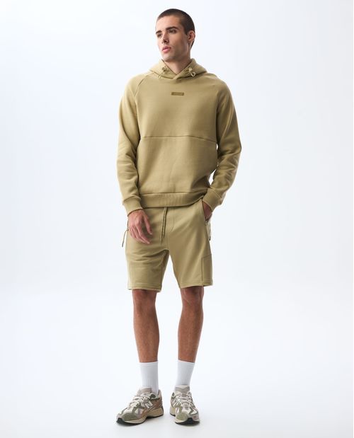 Buzo tipo hoodie estampado para hombre