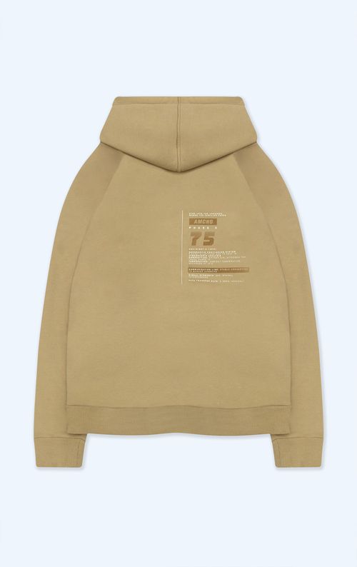 Buzo tipo hoodie estampado para hombre