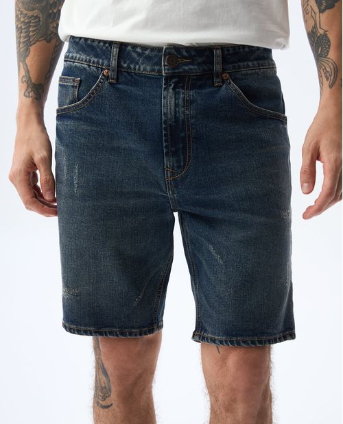 Bermuda cinco bolsillos con tallones para hombre