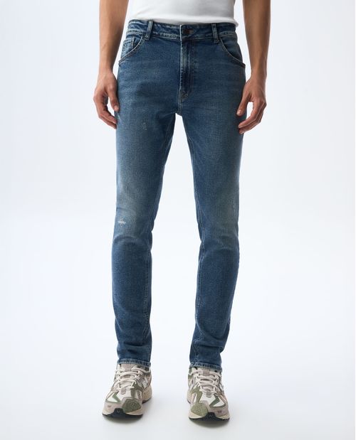 Jean Tapered tono medio para hombre
