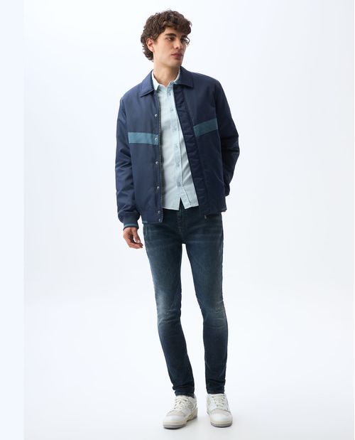 Jean Skinny oscuro para hombre
