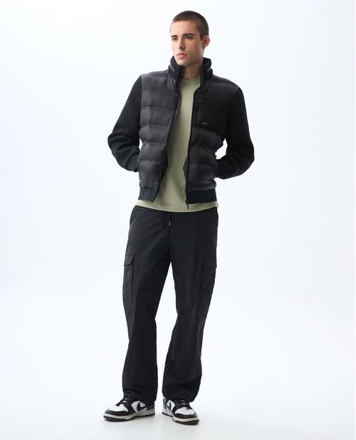 Chaqueta abullonada para hombre