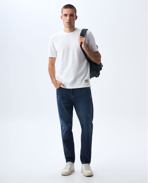 Jean Relaxed tono oscuro para hombre