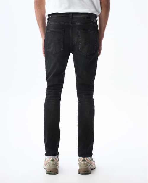 Jean Skinny tono negro para hombre