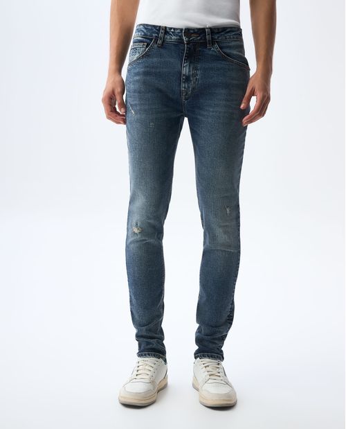 Jean Skinny tono medio para hombre