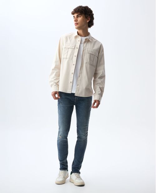 Jean Skinny tono medio para hombre
