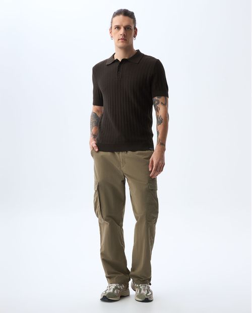 Polo tejida para hombre