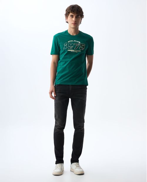 Jean Slim tono negro para hombre