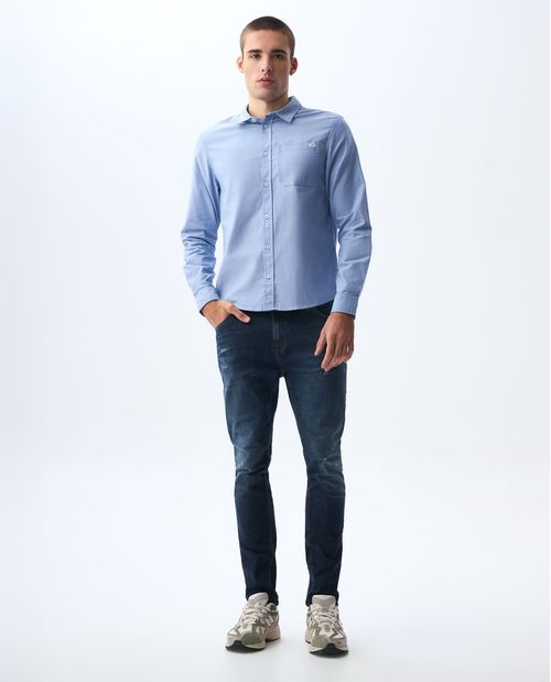 Jean Skinny tono oscuro para hombre