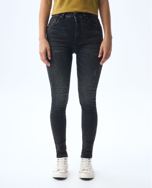 Jean Jegging tono negro para mujer