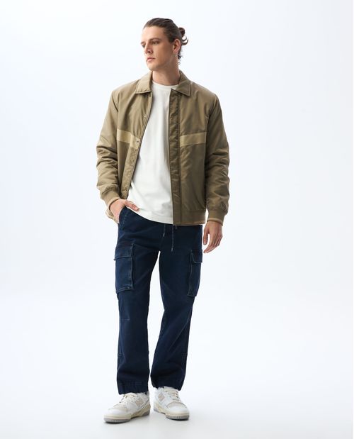 Jean Cargo tono oscuro para hombre