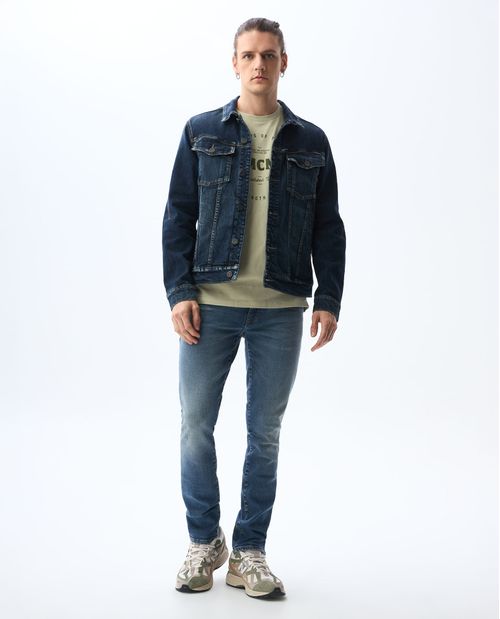 Jean Slim tono medio para hombre