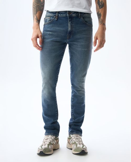 Jean Slim tono medio para hombre