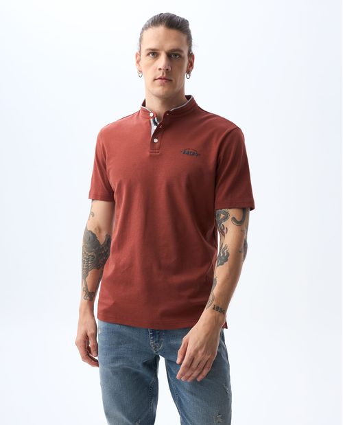 Polo cuello neru para hombre
