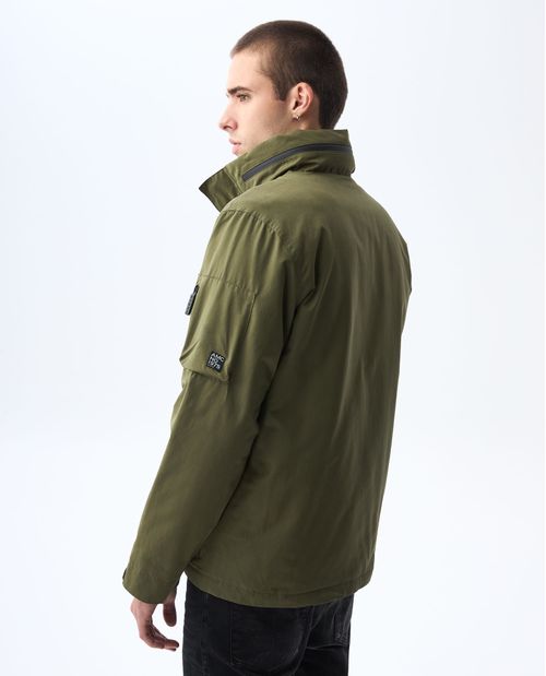 Chaqueta tipo parka de estilo utilitario para hombre