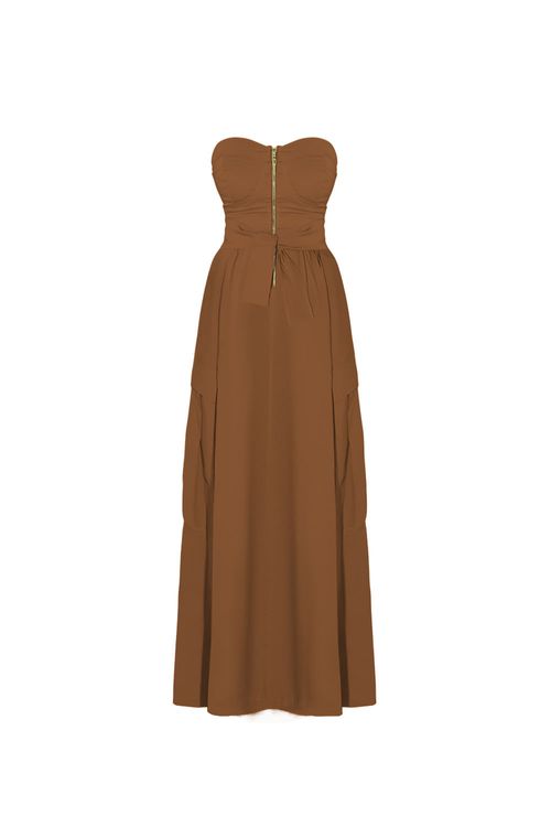 Vestido Largo Tera Toupe