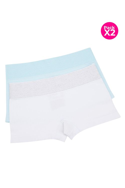Panty boxer junior seamless paquete x2