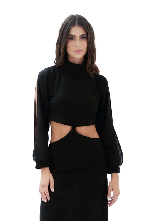 Vestido Largo Belle Negro