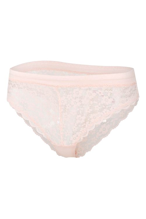 Panty tipo hipster en encaje paquete x3