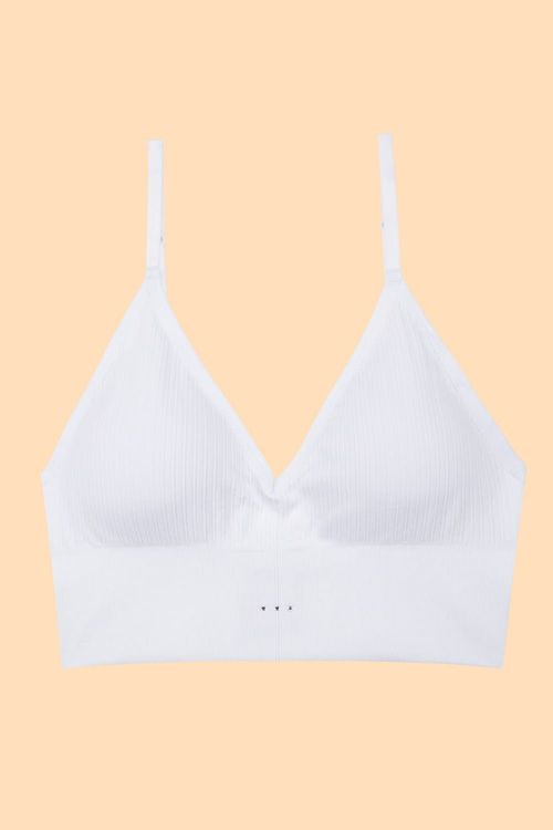Top triangular con copa tipo seamless