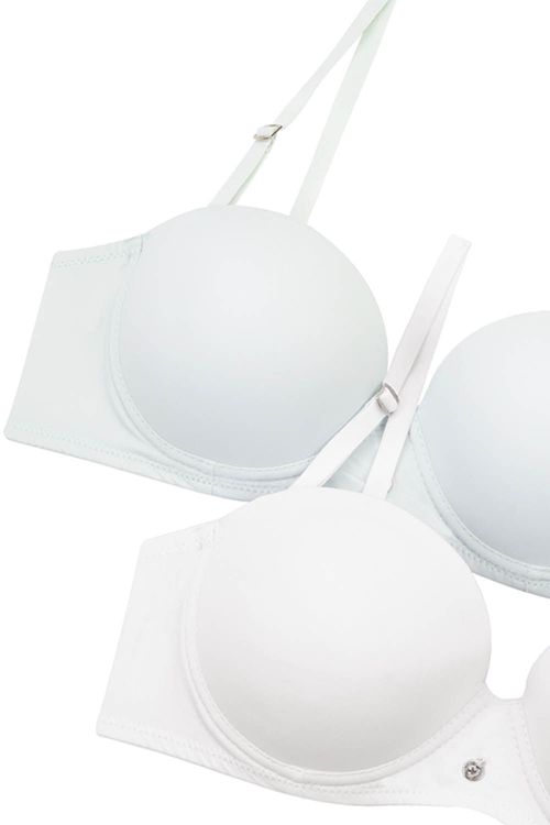 Paquete x2 brasier tipo strapless