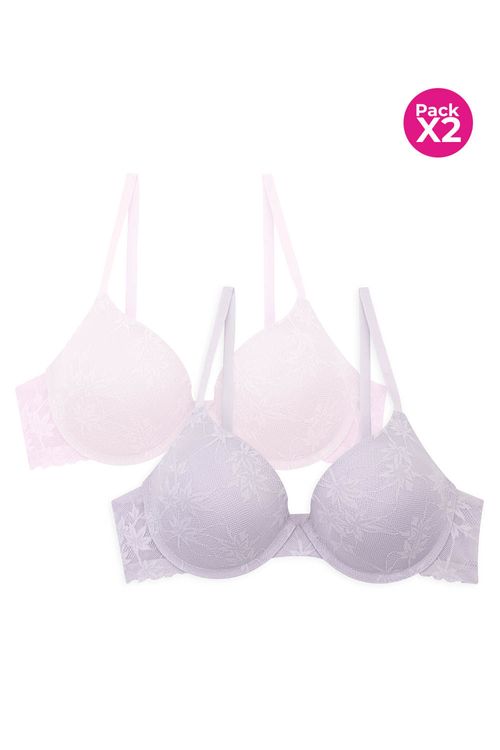 Brasier premium con aro paquete x2