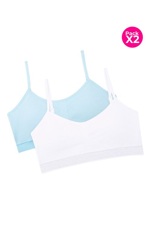 Top junior seamless paquete x2