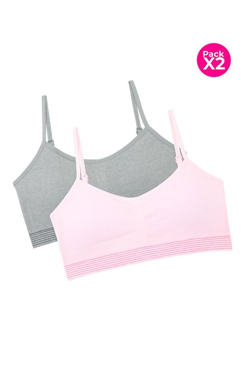 Top junior seamless paquete x2