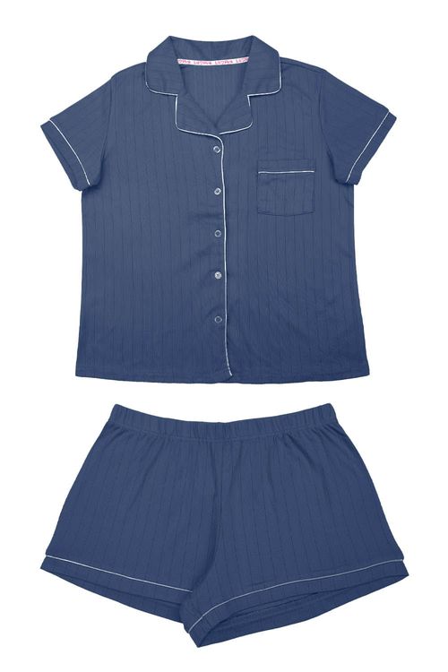 Conjunto de pijama con camiseta y pantalón corto