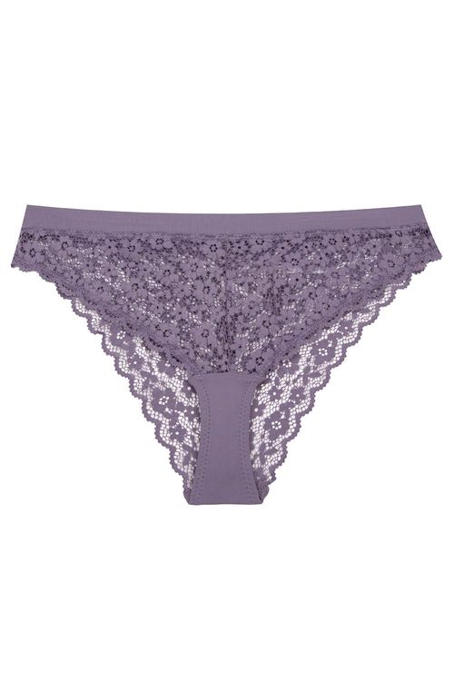 Panty tipo hipster en encaje paquete x2