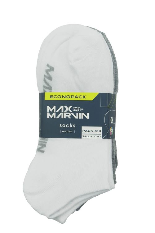 Medias tipo talonera paq x10 para hombre