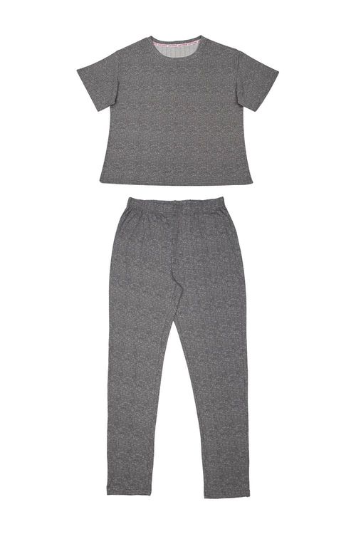 Conjunto de pijama con camiseta y pantalón largo