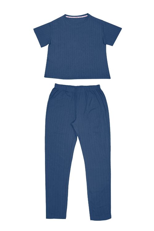 Conjunto de pijama con camiseta y pantalón largo