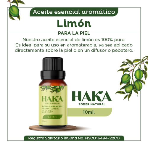 Haka Aceite Esencial Aromático para la piel de Limón