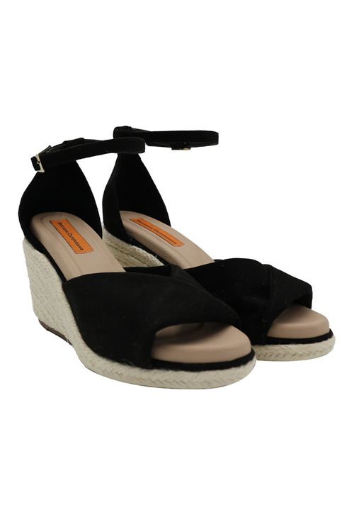 Spadrilla Plataforma Adelie Negro