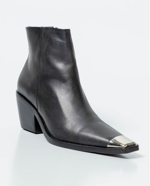 Botas Tipo Western en Cuero para Mujer