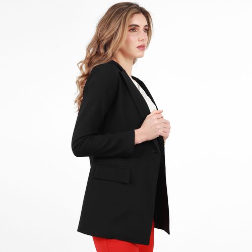 Chaqueta Cuello Solapa Manga Larga